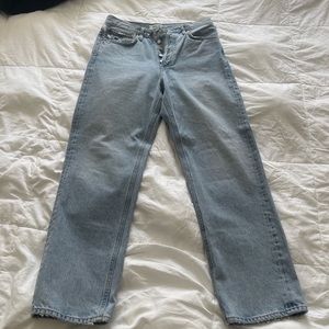 Agolde high rise 90’s Worn 1x